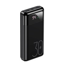 Зовнішній акумулятор Usams US-CD103  PB38 Dual QC3.0+PD Digital Power Bank 30000mAh Black