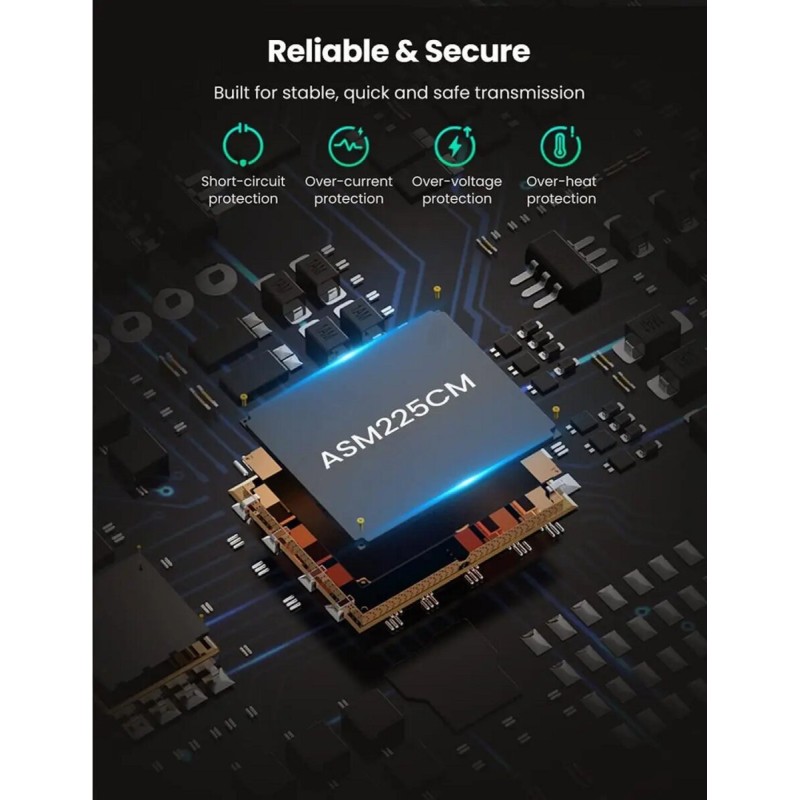 Зовнішня кишеня UGREEN CM321 USB-A to 2.5-Inch SATA Converter 50cm (UGR-70609)