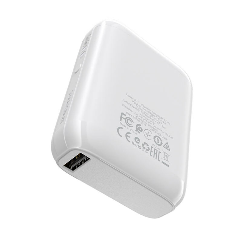 Зовнішній акумулятор BOROFONE BJ1 Olymp power bank 10000mAh 2A White