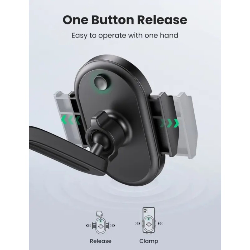 Автотримач для телефона UGREEN LP405 Waterfall-Shaped Suction Cup Phone Mount (UGR-20473)