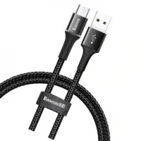 Кабель Baseus halo data cable USB For Micro 3A 1m Black
