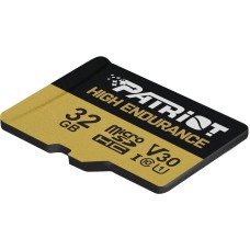 microSDHC (UHS-1 U3) Patriot High Endurance 32Gb class 10 V30 (R-95MB/s)