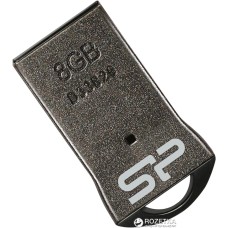 Flash SiliconPower USB 2.0 Touch T01 8Gb Black metal