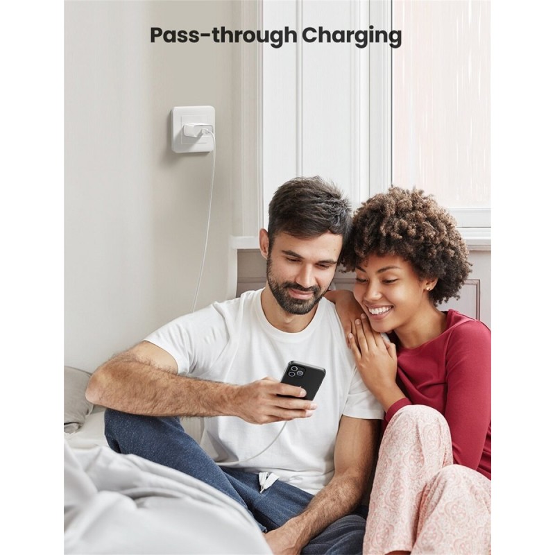 Зарядний пристрій UGREEN CD137 Fast Charging Power Adapter with PD 20W EU (White) (UGR-60450)