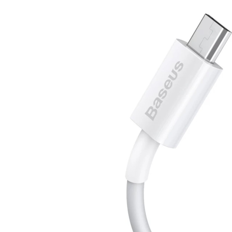 Кабель Baseus Superior Series Fast Charging Data Cable USB to Micro 2A 1m White