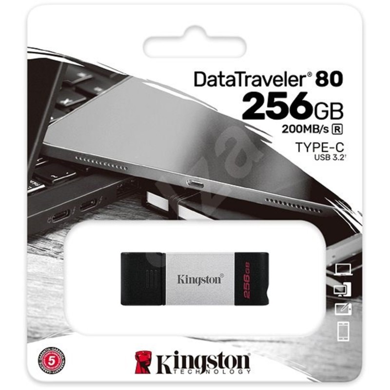 Flash Kingston USB 3.2 DT 80 256GB Type-C