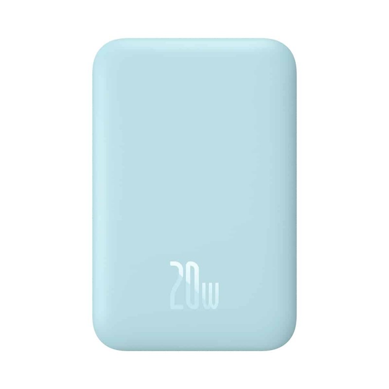 Зовнішній акумулятор Baseus Magnetic Wireless Charging Power bank 6000mAh 20W With Cable Blue
