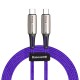 Кабель Baseus Water Drop-shaped Lamp Type-C 3A 1m Purple