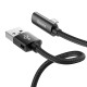 Кабель Baseus Rhythm Bent Connector Audio and Cable For iP 1.2m Black