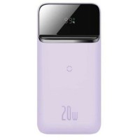 Зовнішній акумулятор Baseus Magnetic wireless quick charging power bank 10000mAh 20W Purple