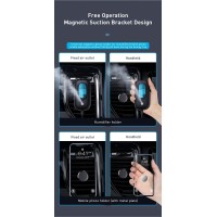 Автомобільний освіжувач повітря Baseus Mini spaceship car magnetichumidifier(50ml) Black