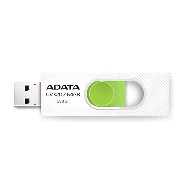 Flash A-DATA USB 3.0 AUV 320 64Gb White/Green