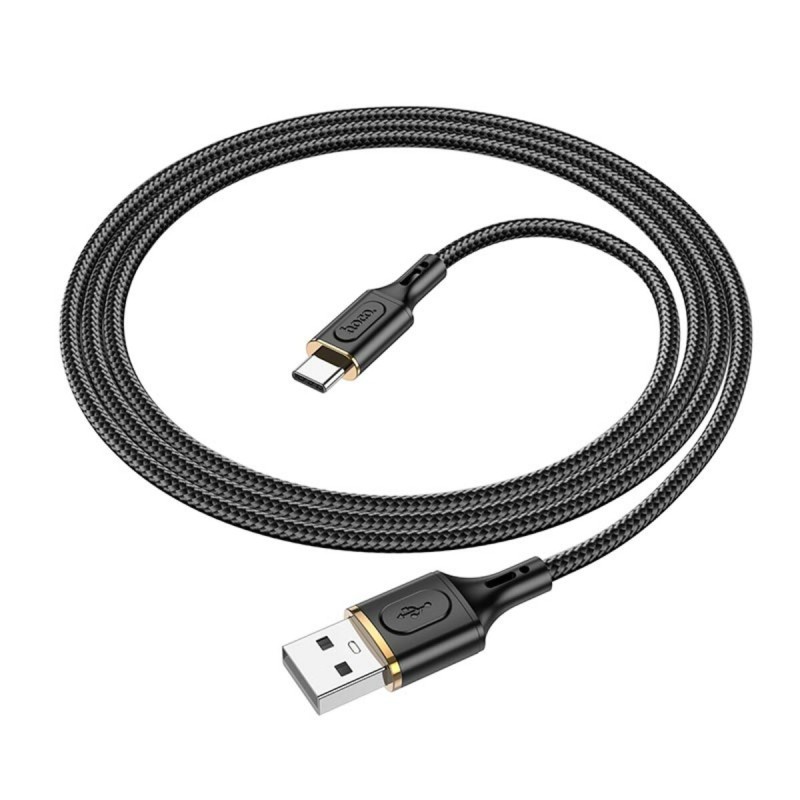 Кабель HOCO X95 Goldentop charging data cable Type-C Black