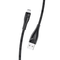 Кабель Usams US-SJ399 U41 Micro Braided Data and Charging Cable 3m Black