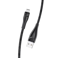 Кабель Usams US-SJ399 U41 Micro Braided Data and Charging Cable 3m Black