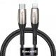 Кабель Baseus Horizontal Data Cable Type-C to iP PD 20W 1m Black