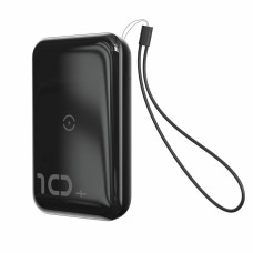Зовнішній акумулятор Baseus Mini S 10W Wireless 10000 mAh Black