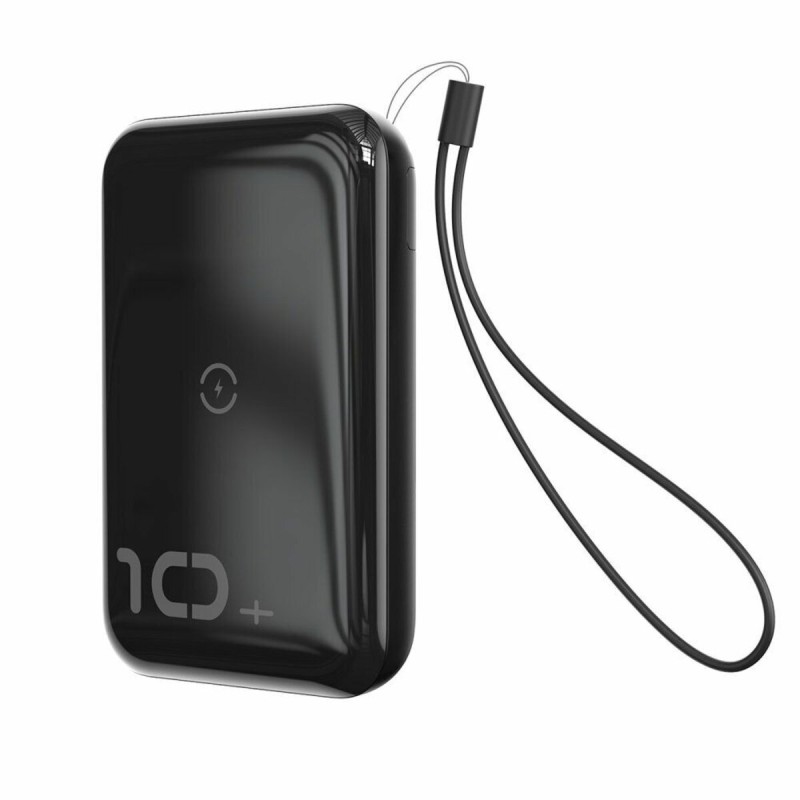 Зовнішній акумулятор Baseus Mini S 10W Wireless 10000 mAh Black