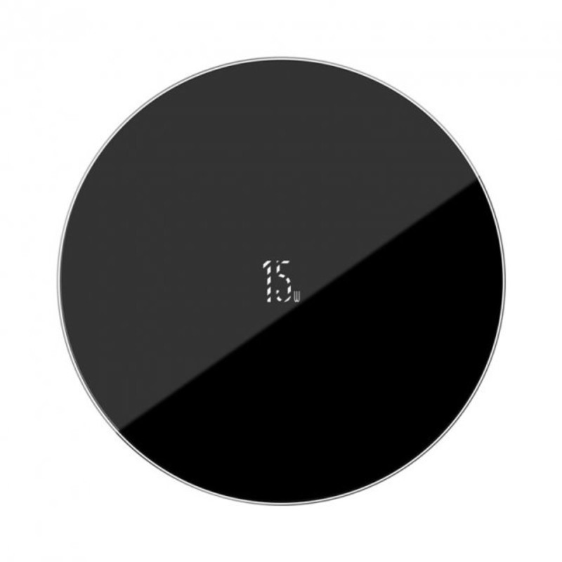 Бездротовий зарядний пристрій Baseus Simple Wireless Charger 15W (Updated Version for Type-C) Black