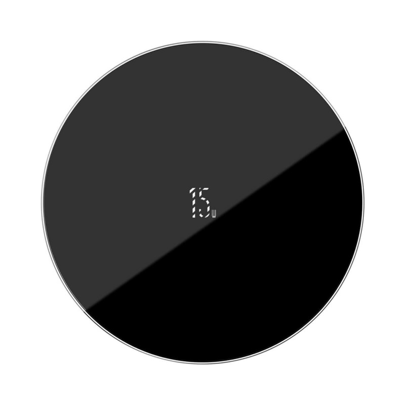 Бездротовий зарядний пристрій Baseus Simple Wireless Charger 15W (Updated Version for Type-C) Black