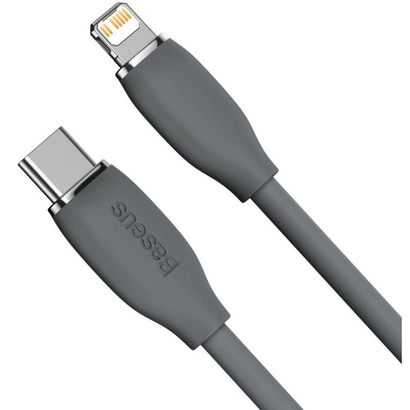 Кабель Baseus Jelly Liquid Silica Gel Fast Charging Data Cable Type-C to iP 20W 1.2m Black