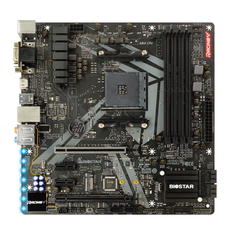 Материнська плата Biostar B450GT3 (sAM4,  AMD B450 , PCI-Ex16)