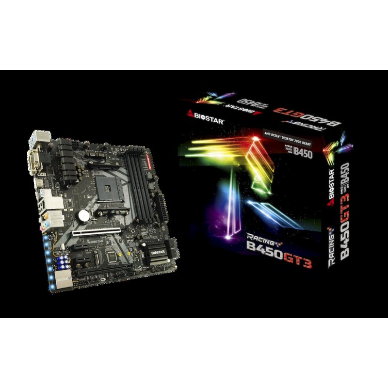 Материнська плата Biostar B450GT3 (sAM4,  AMD B450 , PCI-Ex16)