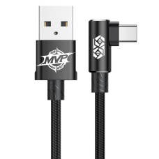 Кабель Baseus MVP Elbow Type Cable USB For Type-C 2A 1m Black