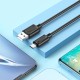Кабель HOCO X88 Gratified charging data cable for Micro(unpackaged) Black