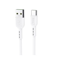Кабель HOCO X33 Type-C 5A Surge charging data cable White