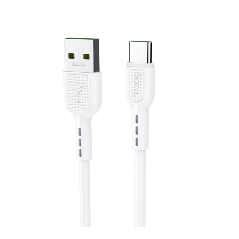 Кабель HOCO X33 Type-C 5A Surge charging data cable White