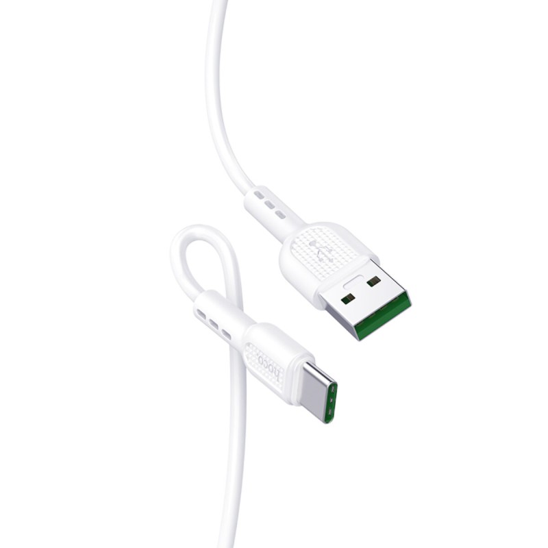 Кабель HOCO X33 Type-C 5A Surge charging data cable White