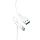Кабель HOCO X33 Type-C 5A Surge charging data cable White