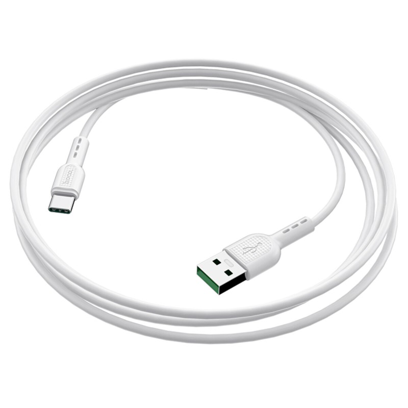 Кабель HOCO X33 Type-C 5A Surge charging data cable White