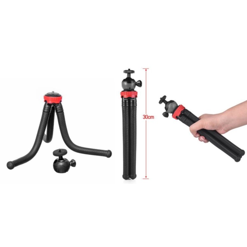 Штатив-трипод Flexible Tripod гнучкий 30 см Black