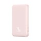 Зовнішній акумулятор Baseus Magnetic Wireless Charging Power bank 6000mAh 20W With Cable Pink