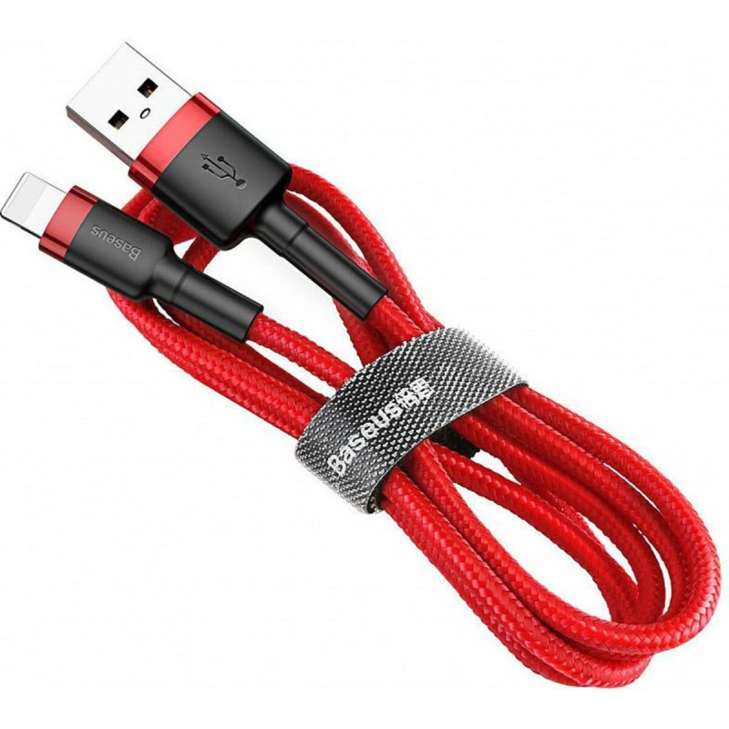 Кабель Baseus Cafule Cable Special Edition USB For iP 2m Red