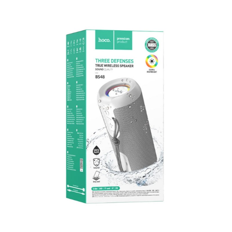Портативна колонка HOCO BS48 Artistic sports BT speaker Gray