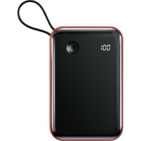 Зовнішній акумулятор Baseus Mini S Digital Display 3A Power Bank 10000mAh (With IP Cable)Red