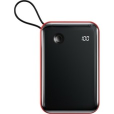 Зовнішній акумулятор Baseus Mini S Digital Display 3A Power Bank 10000mAh (With IP Cable)Red