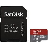 microSDHC (UHS-1) SanDisk Ultra 32Gb class 10 A1 (98Mb/s, 653x) (adapter SD) (SDSQUAR-032G-GN6IA)