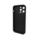 Чохол для смартфона AG Glass Matt Frame Color Logo for Apple iPhone 15 Pro Max Graphite Black