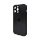 Чохол для смартфона AG Glass Matt Frame Color Logo for Apple iPhone 15 Pro Max Graphite Black
