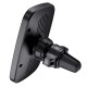 Тримач для мобiльного з БЗП BOROFONE BH35 Magnetic wireless charging car holder