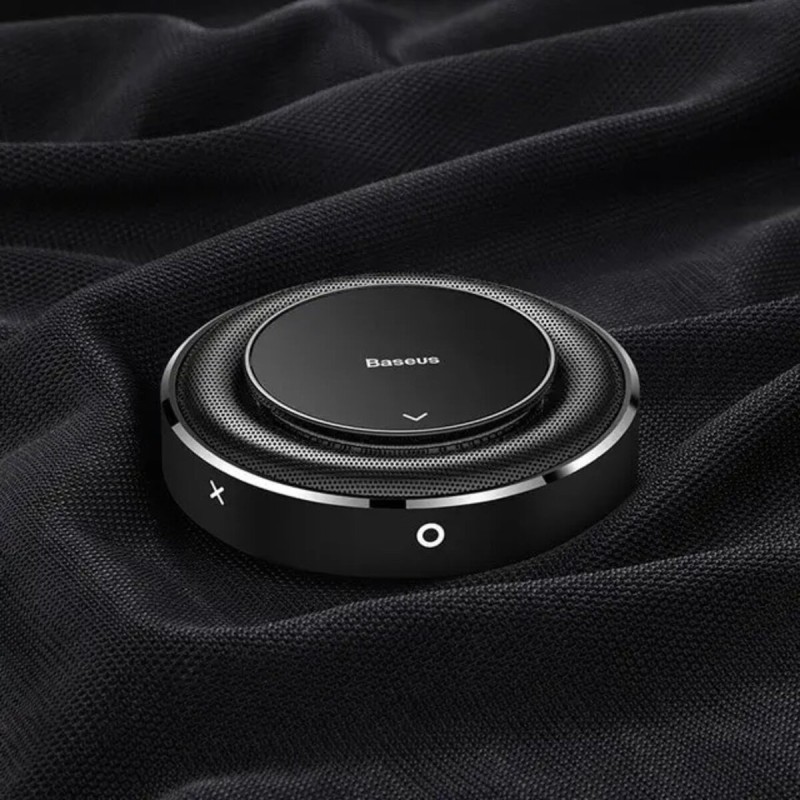 Автомобільний освіжувач повітря Baseus Metal fabric aroma holder Black