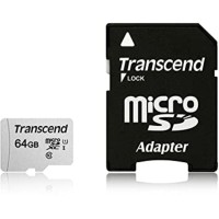 microSDXC (UHS-1) Transcend 300S 64Gb class 10 (adapter SD)