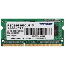 DDR3 Patriot SL 4GB 1600MHz CL11 1.35V SODIMM