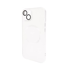 Чохол для смартфона AG Glass Matt Frame Color MagSafe Logo for Apple iPhone 13 Pearly White