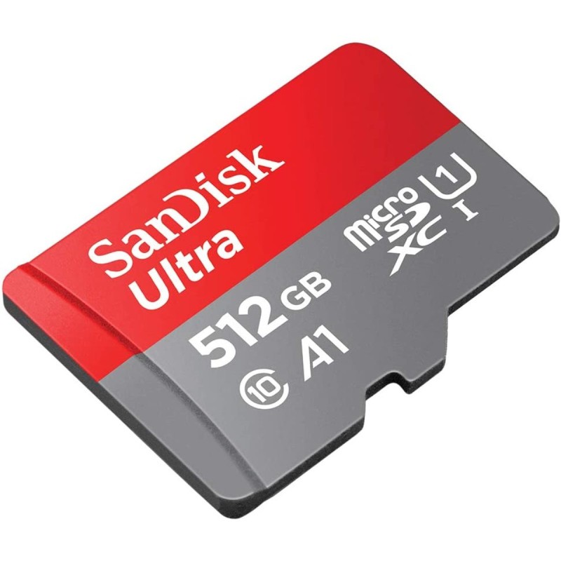microSDXC (UHS-1) SanDisk Ultra 512Gb class 10 A1 (120Mb/s)