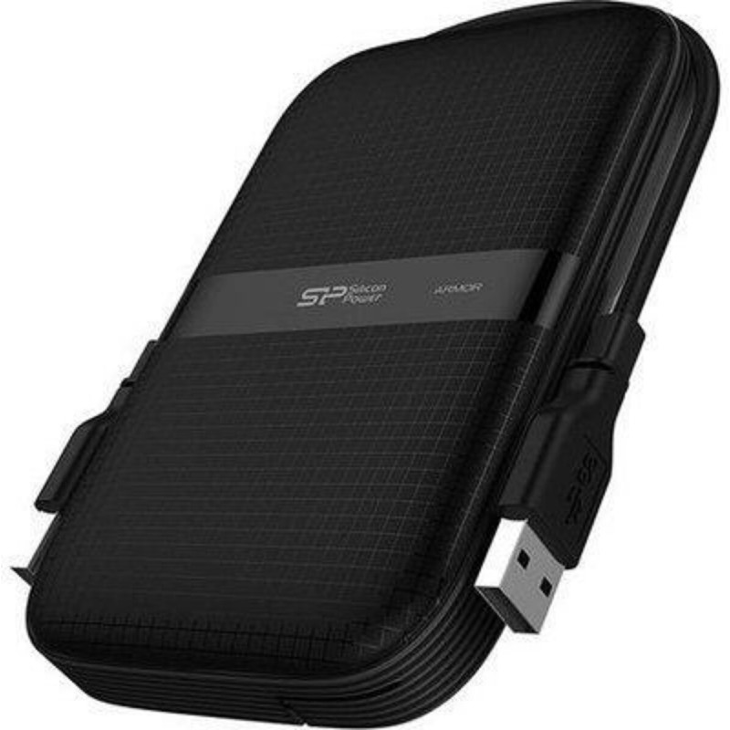 PHD External 2.5'' SiliconPower USB 3.2 Gen. 1 Armor A60 1Tb All Black